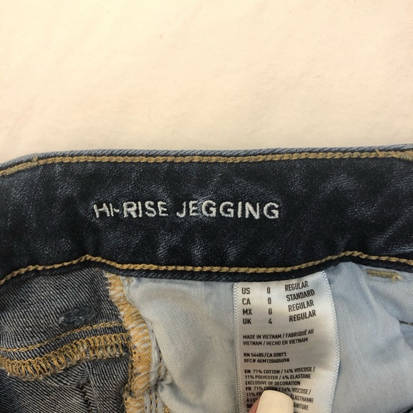 american eagle hi-rise jeggings - Picture 2 of 4